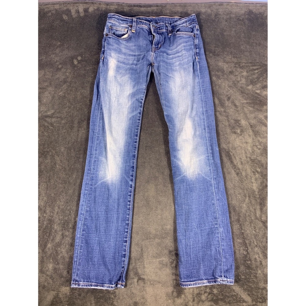 Denim & Supply Ralph Lauren Straight Leg Jeans Women's 27 Blue Cotton Blend Used